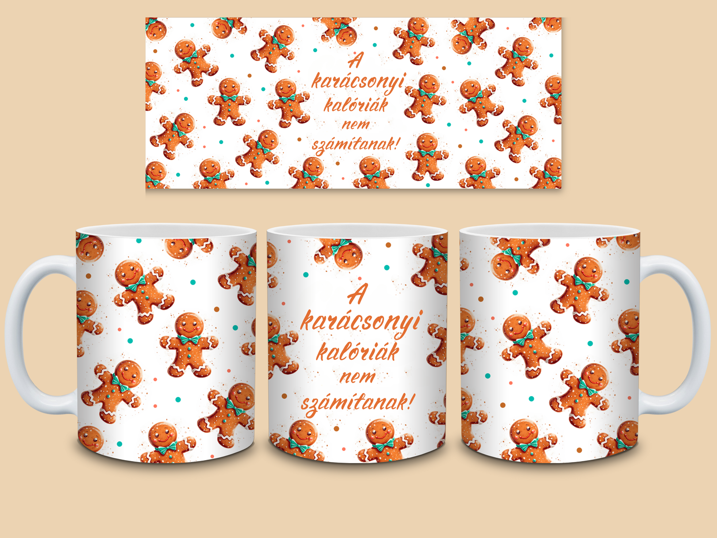 A karácsonyi kalóriák nem számítanak! 2. - Karácsonyi bögre