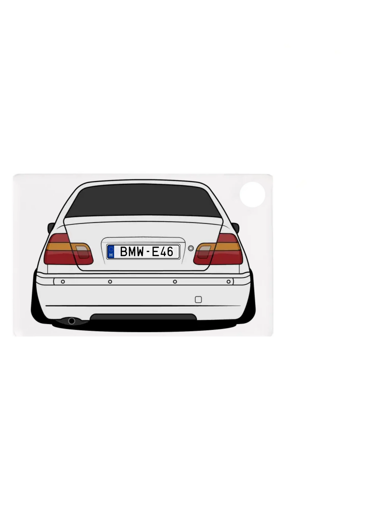 Téglalap alakú kulcstartó hátulja minden nélkül