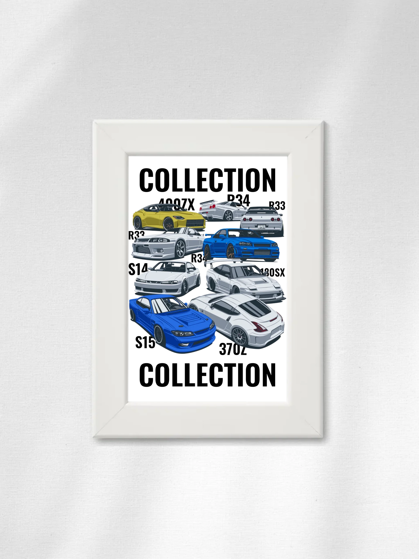 Autó illusztráció - Collection 46. - Falikép