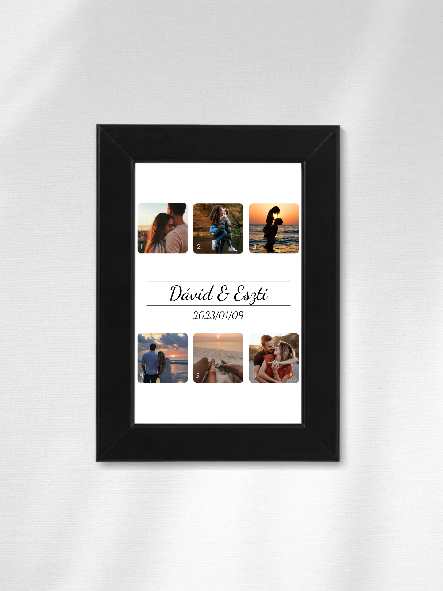 Fotókollázs 1. - 6 fénykép - Saját fényképes falikép