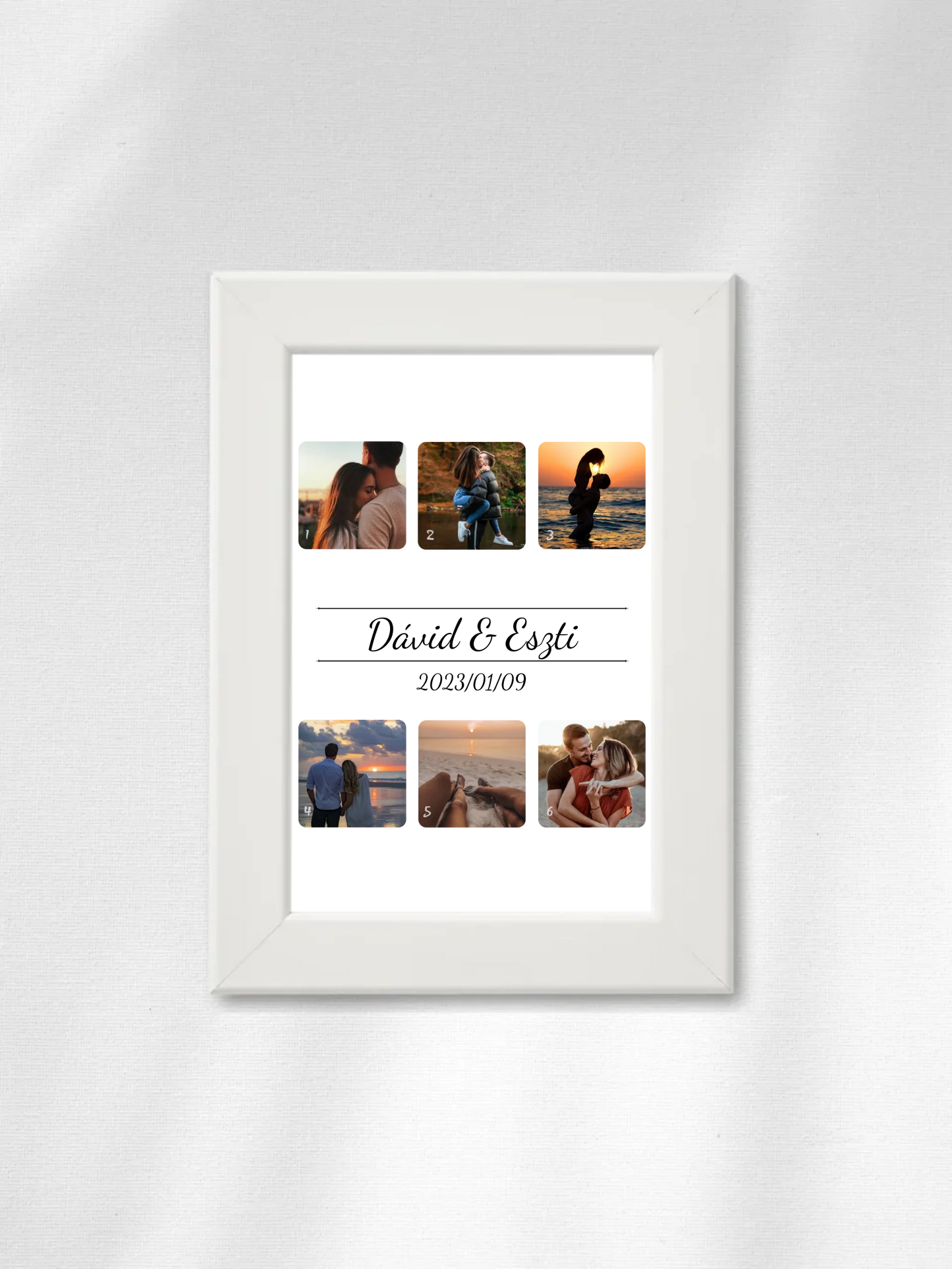 Fotókollázs 1. - 6 fénykép - Saját fényképes falikép