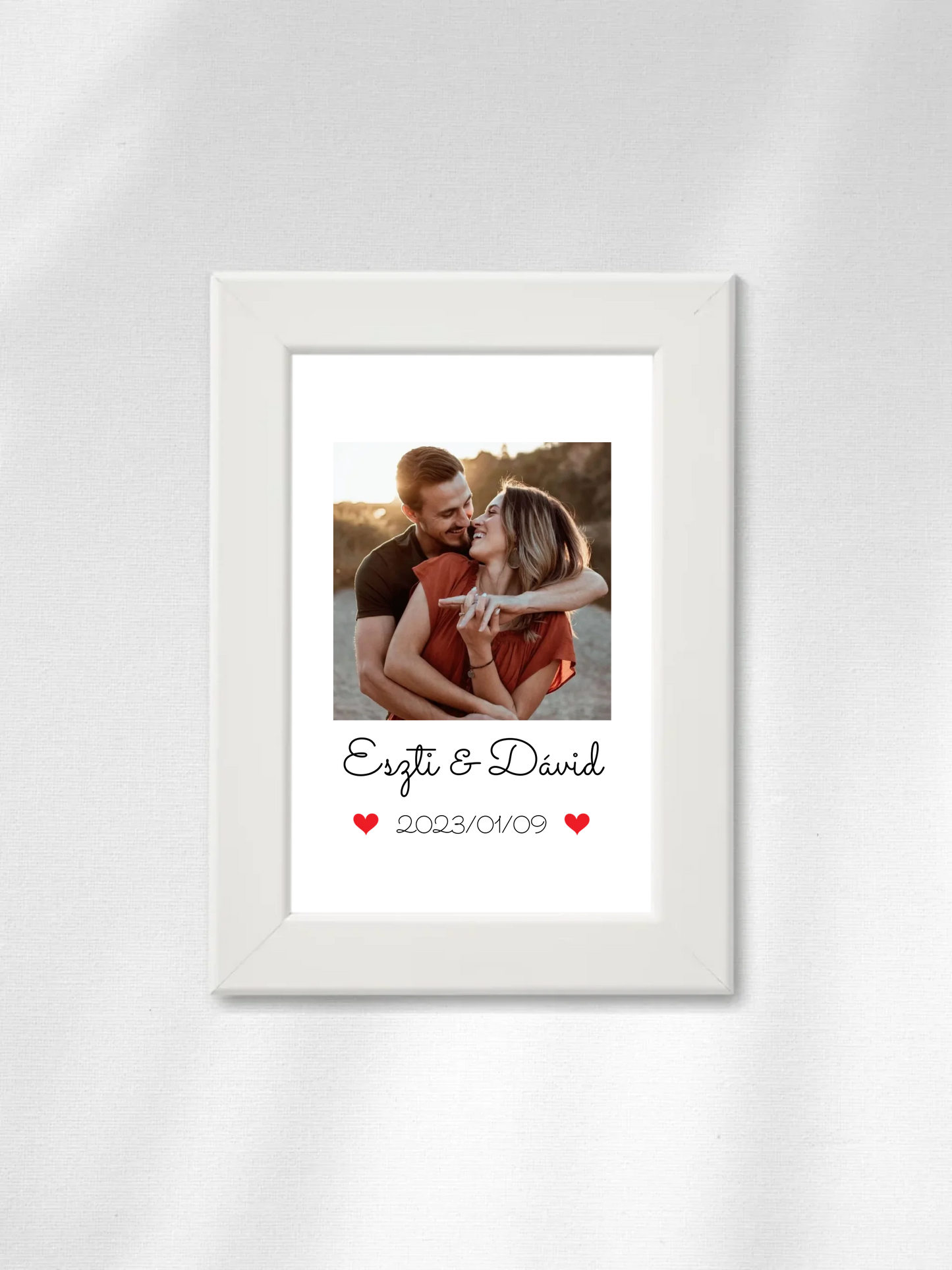 Évfordulós szerelmes fotó - 1 fénykép - Saját fényképes falikép