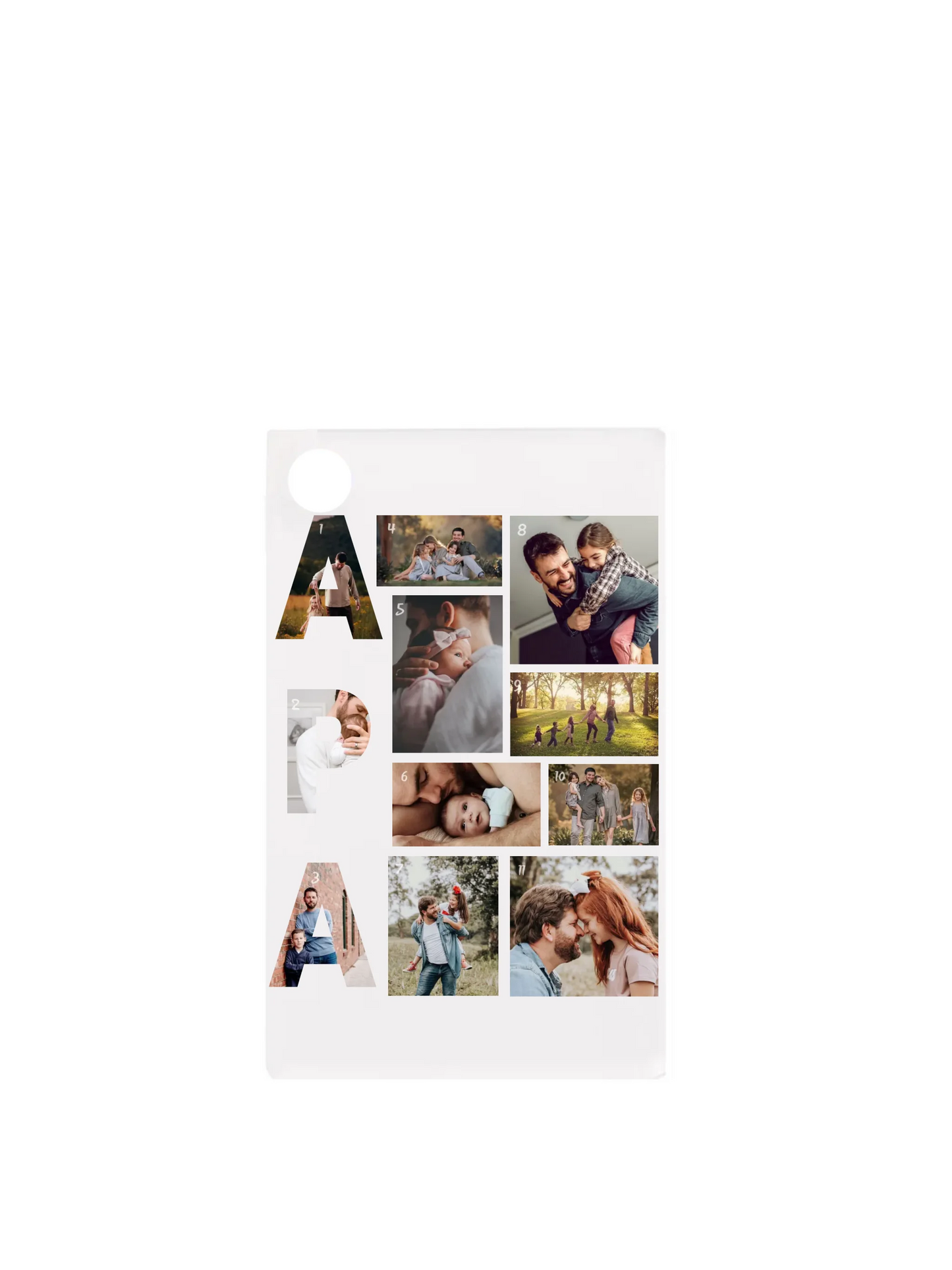 Apa 1. - 11 fénykép - Saját fényképes kulcstartó