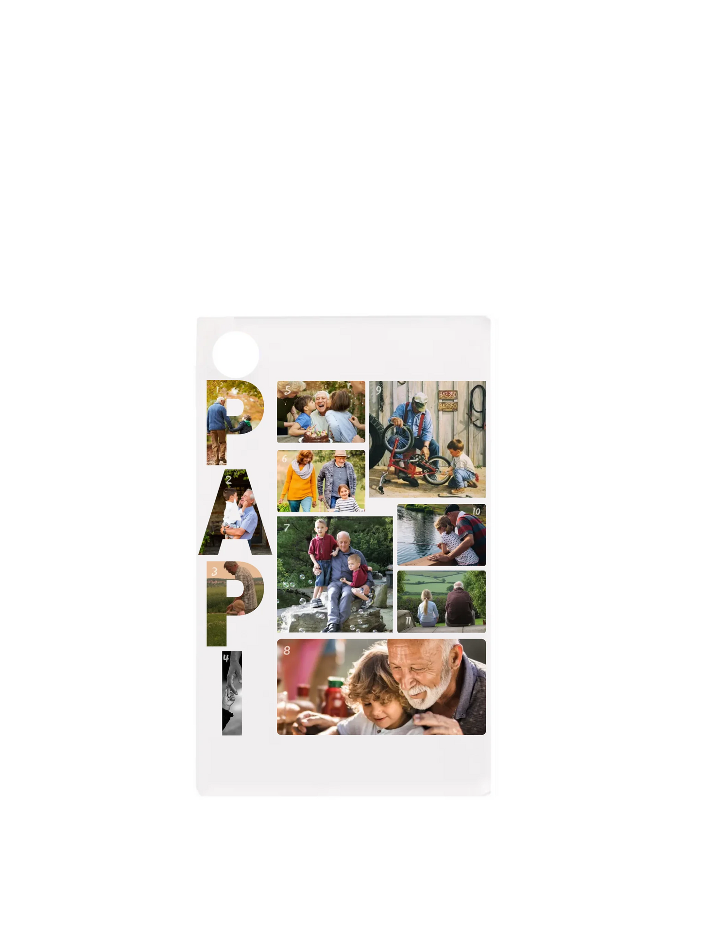 Papi 1. - 11 fénykép - Saját fényképes kulcstartó