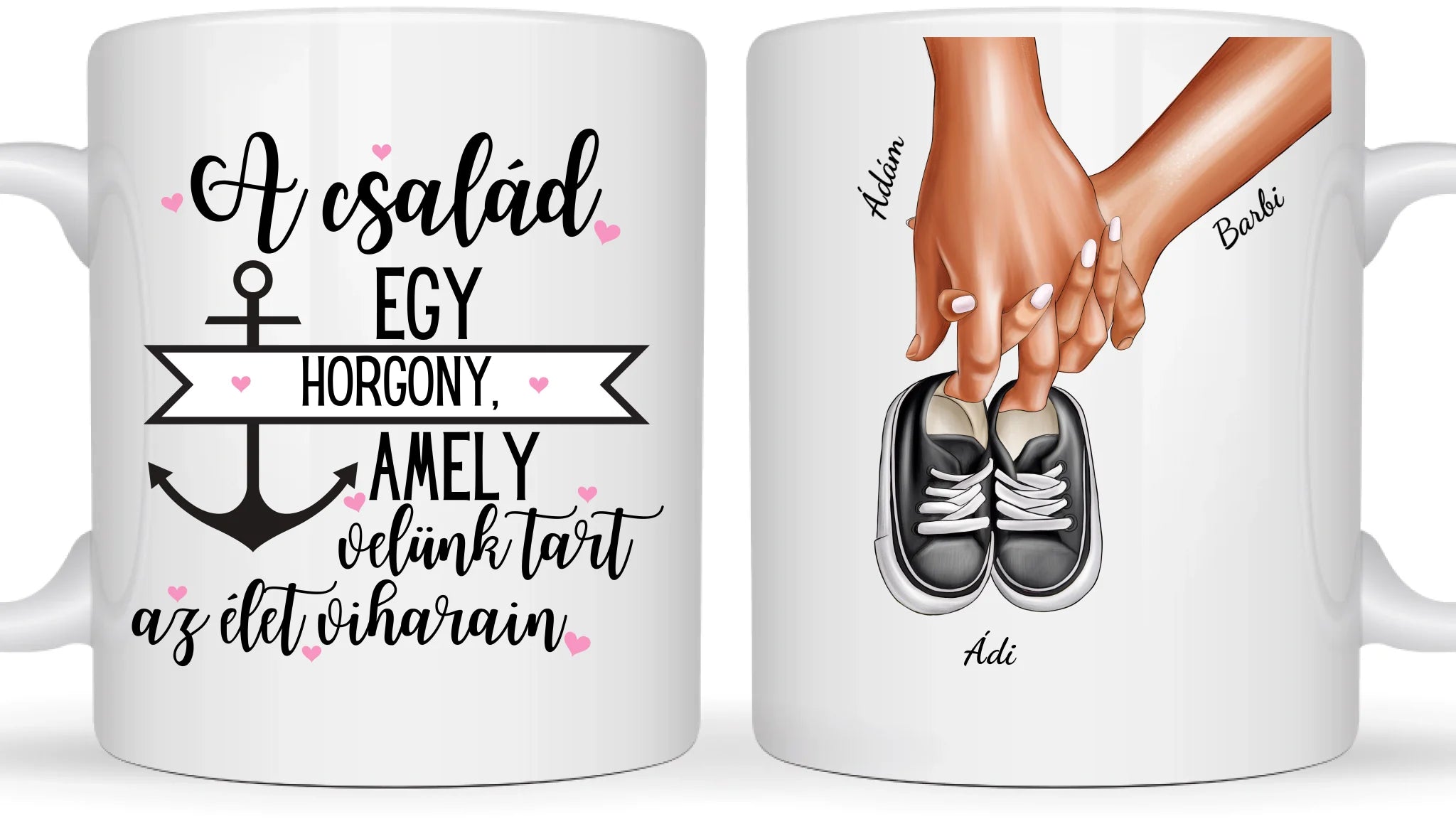 Alakuló család - Egyedi személyre szabható bögre