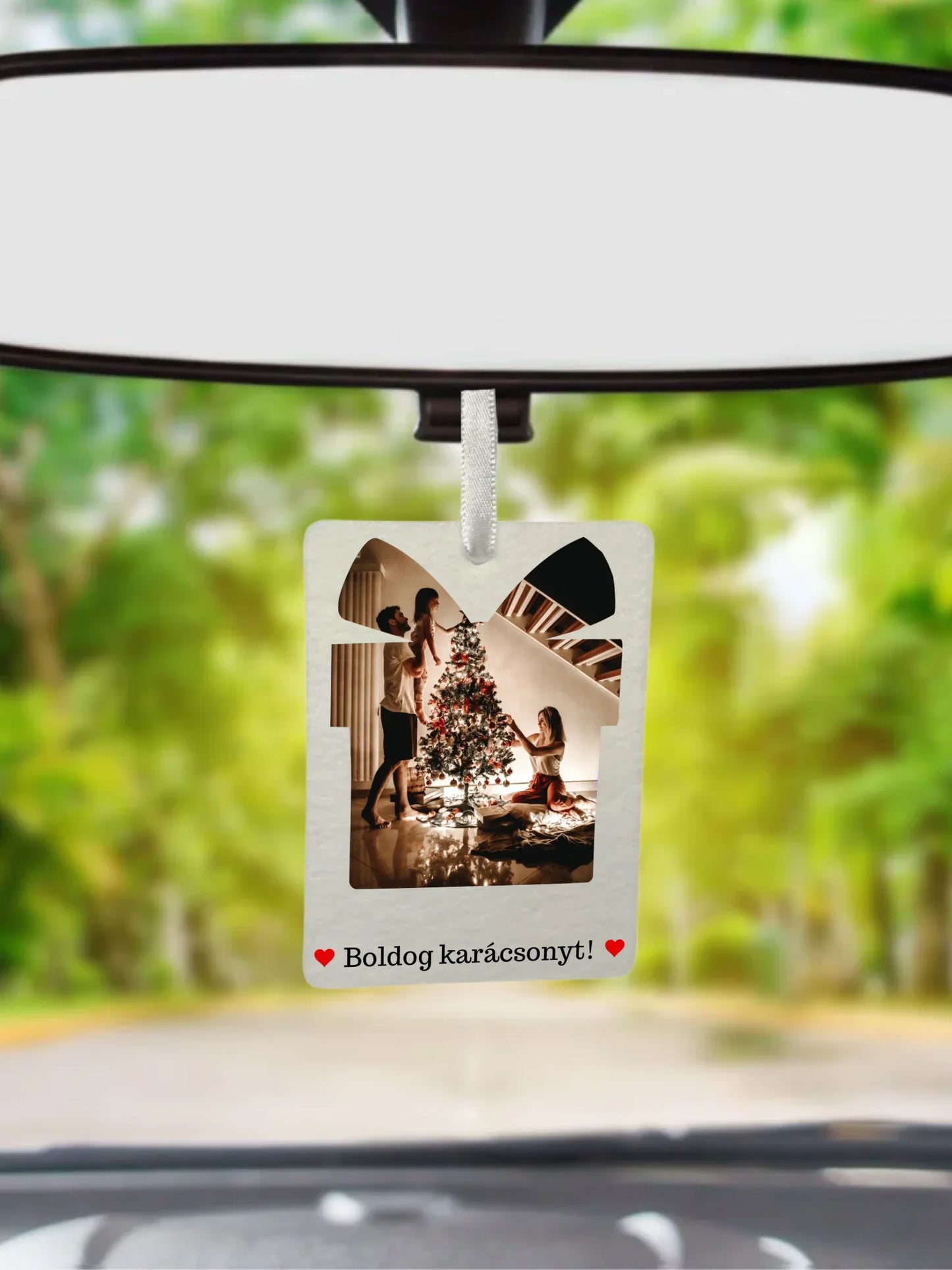 Fényképes karácsonyi ajándék - Ajándék Karácsonyra - Fényképes autóillatosító
