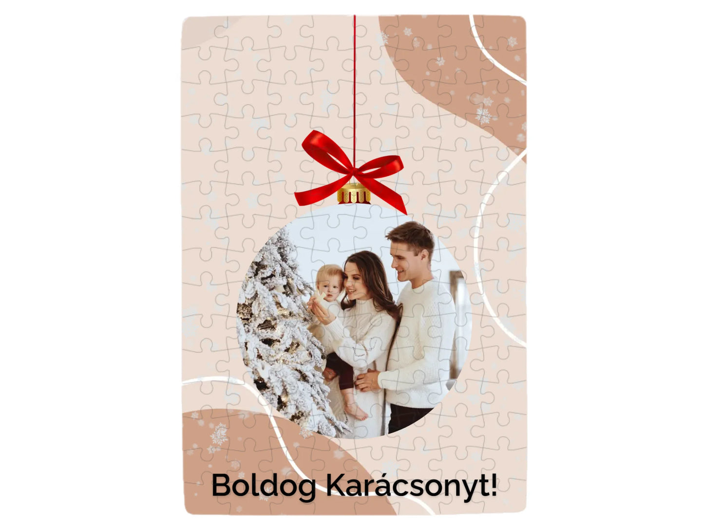 Fényképes karácsonyfadísz - Ajándék Karácsonyra - Fényképes puzzle