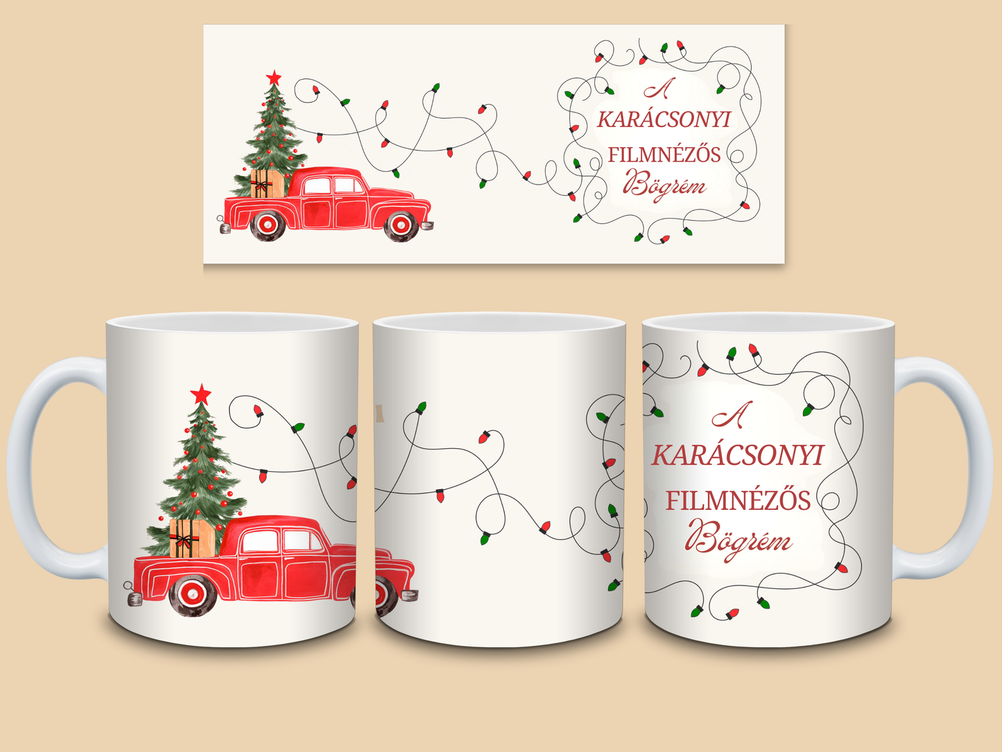 A karácsonyi filmnézős bögrém 7. - Karácsonyi bögre