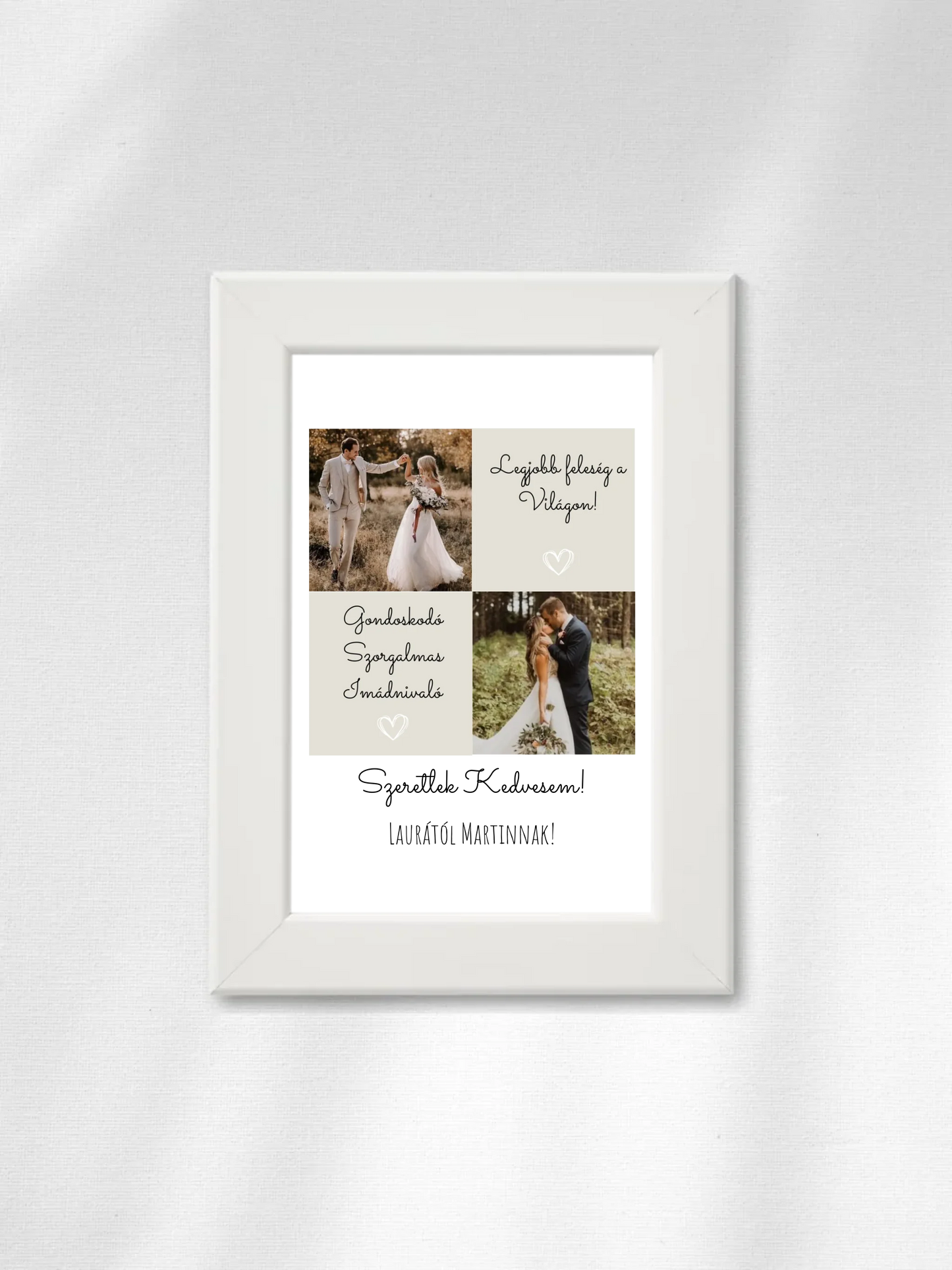 Feleség 1. - 2 fénykép - Saját fényképes falikép