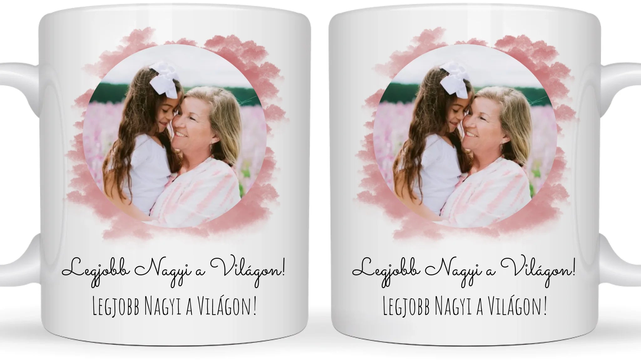 Legjobb Nagyi a világon 2. - 1 fénykép - Saját fényképes bögre