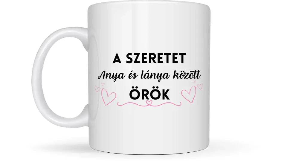 Édesanya és a gyermeke - Egyedi személyre szabható bögre