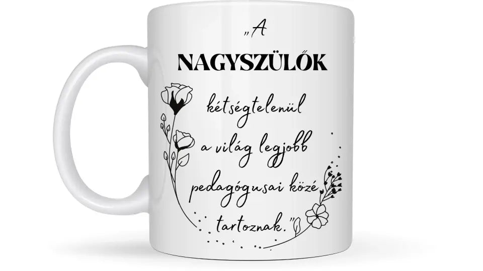 Nagyszülők koktélozva randiznak - Egyedi személyre szabható bögre