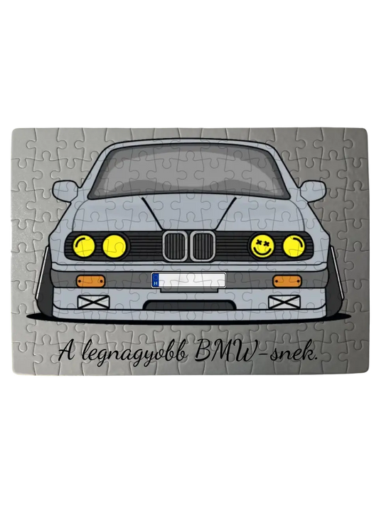 BMW E30 - Egyedi személyre szabható 120 db-os kirakó.