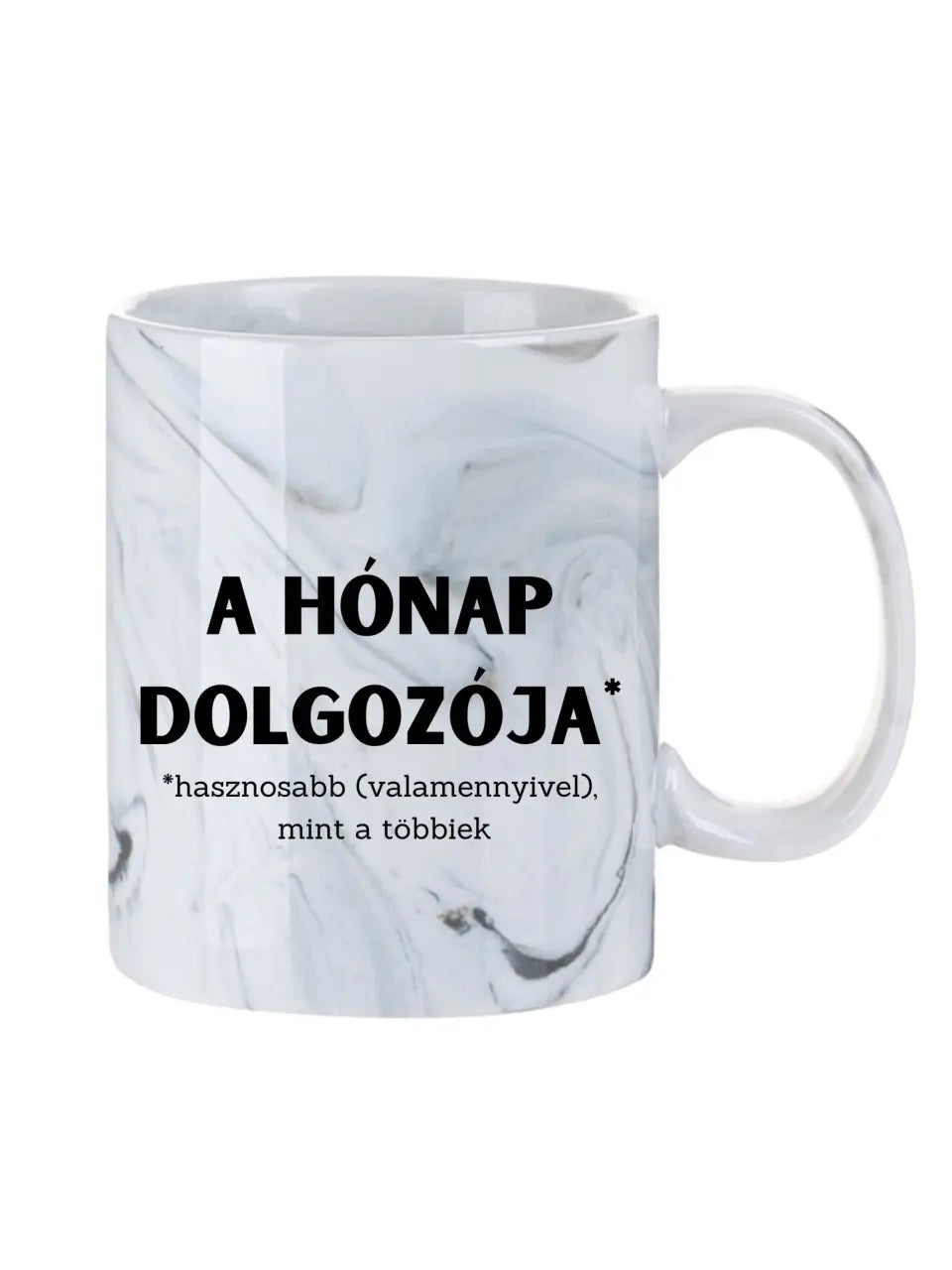 A hónap dolgozója ( hasznosabb valamennyivel ) - Egyedi vicces, humoros bögre