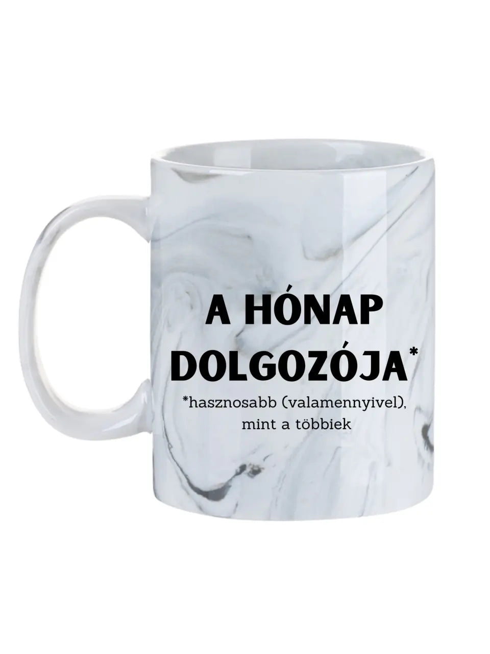 A hónap dolgozója ( hasznosabb valamennyivel ) - Egyedi vicces, humoros bögre