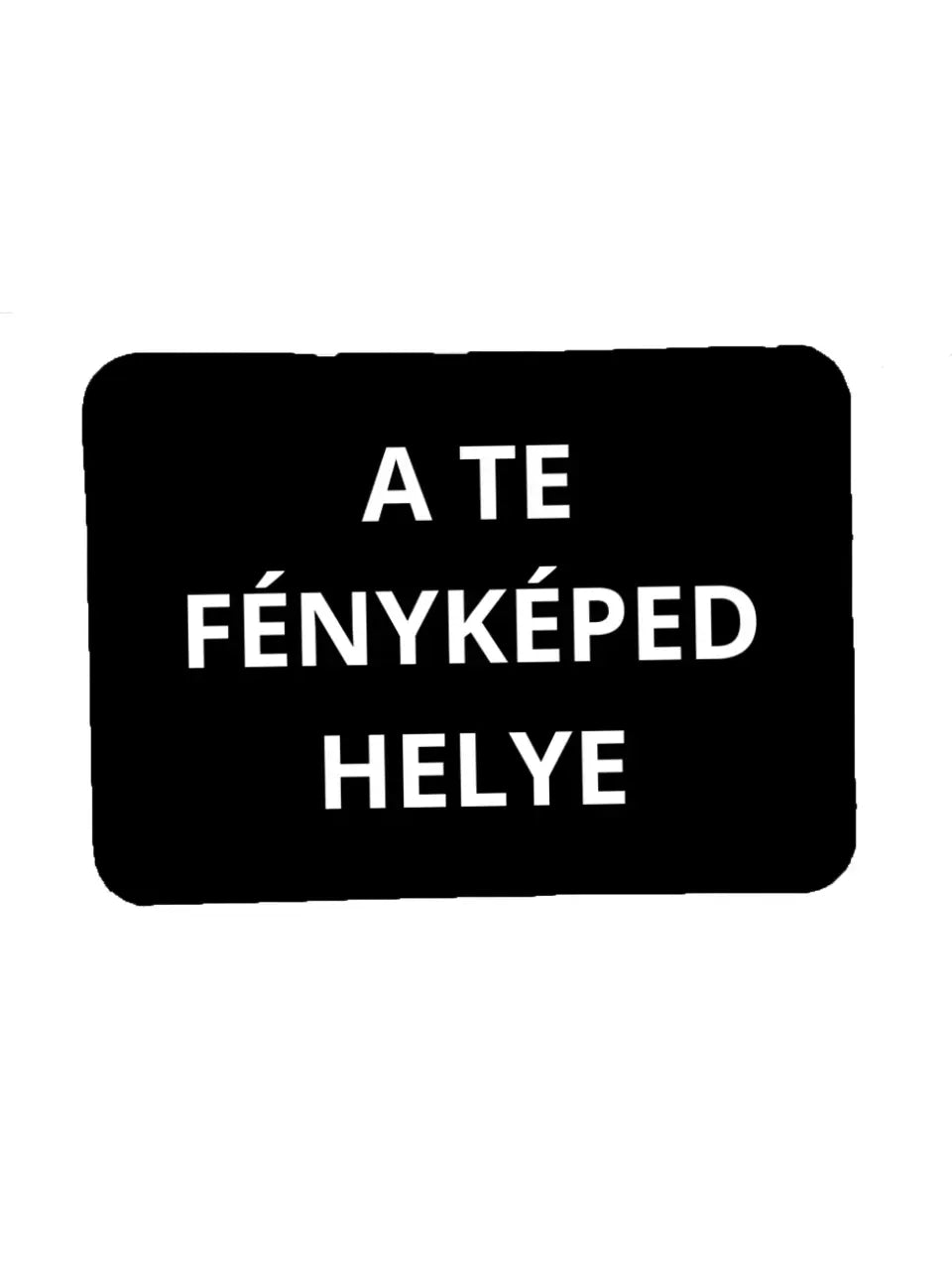 Egyedi saját fényképes téglalap alakú hűtőmágnes - Töltsd fel saját fényképedet!