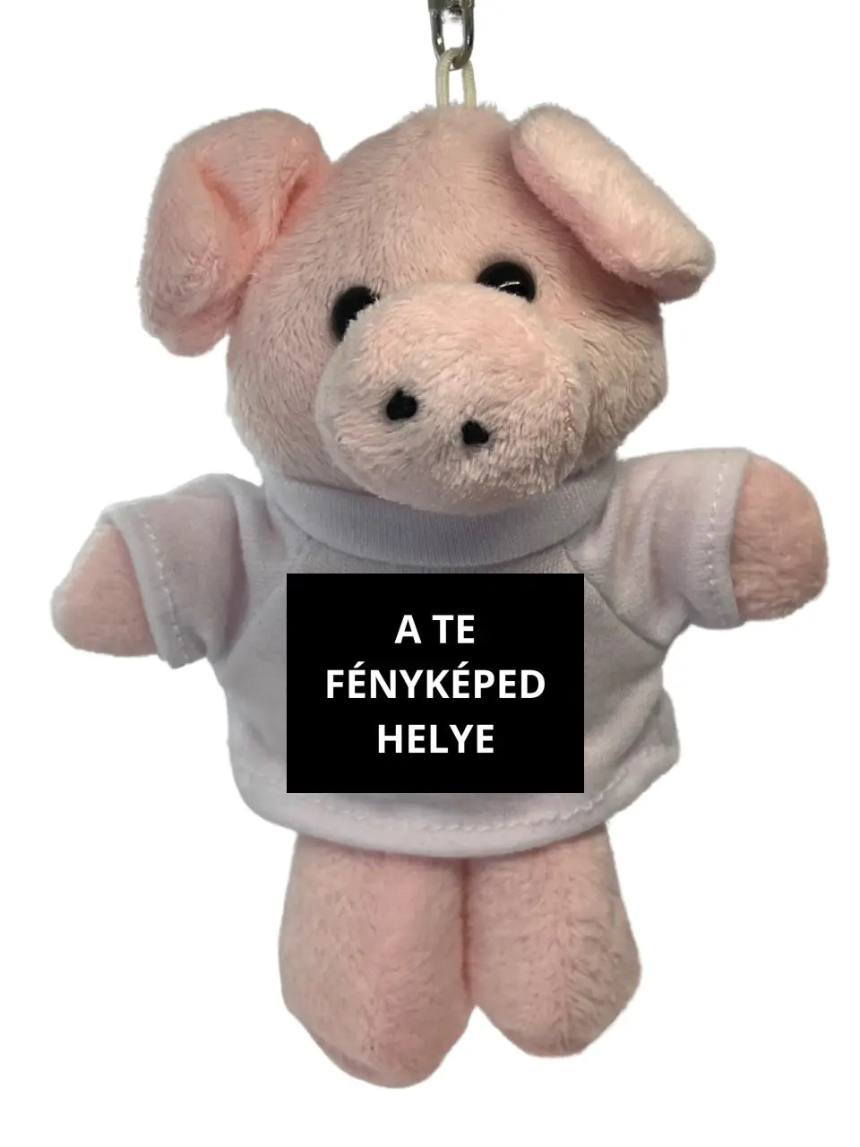 Egyedi saját fényképes plüss kulcstartó - Töltsd fel a saját fényképedet!