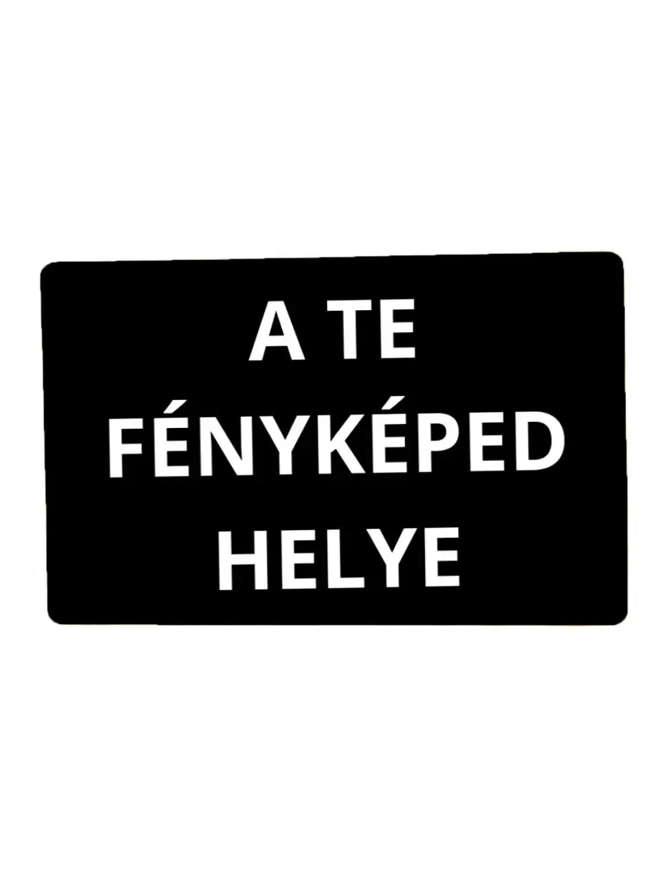 Egyedi saját fényképes névjegykártya - Töltsd fel a saját fényképedet!