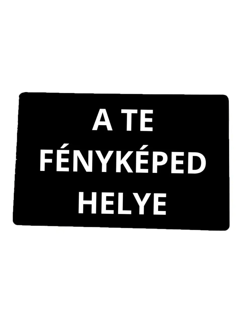 Egyedi saját fényképes névjegykártya - Töltsd fel a saját fényképedet!