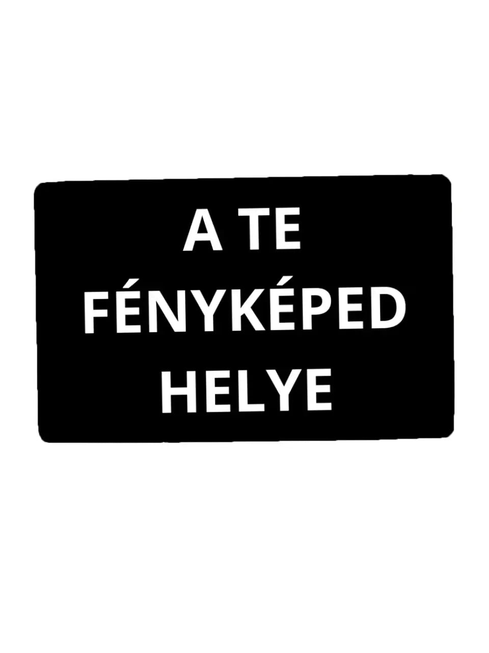 Egyedi saját fényképes névjegykártya - Töltsd fel a saját fényképedet!