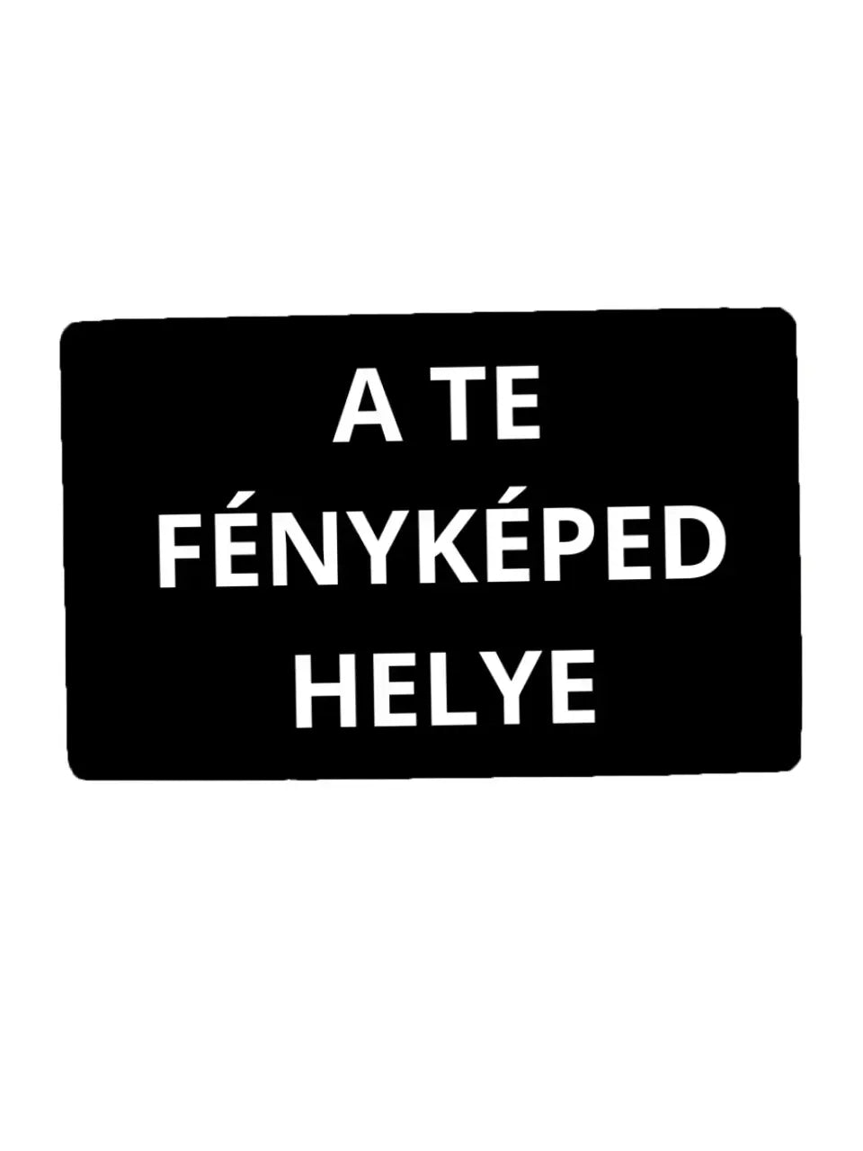 Egyedi saját fényképes névjegykártya - Töltsd fel a saját fényképedet!