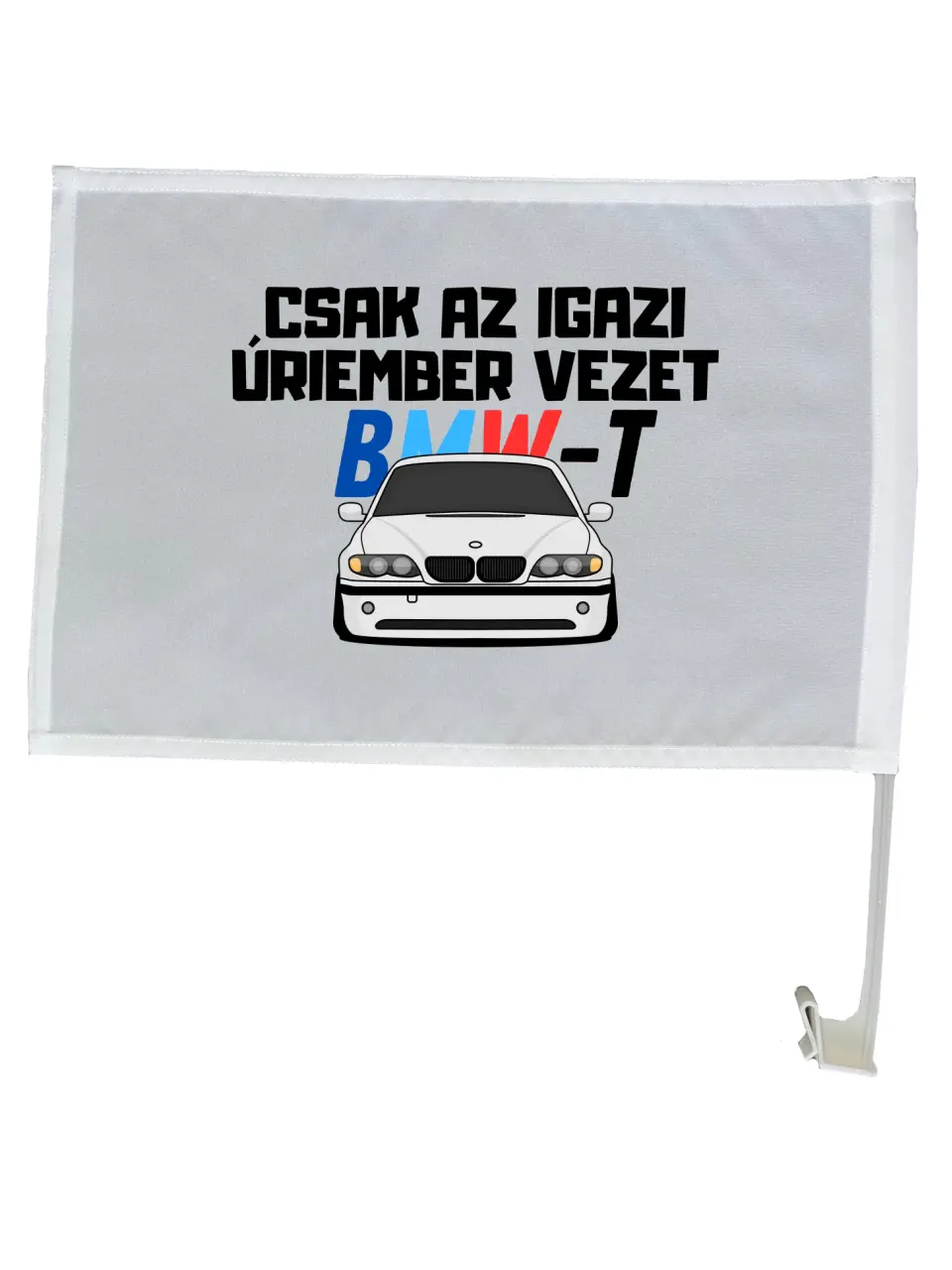 BMWS PRSZT 3 - Egyedi autós zászló.