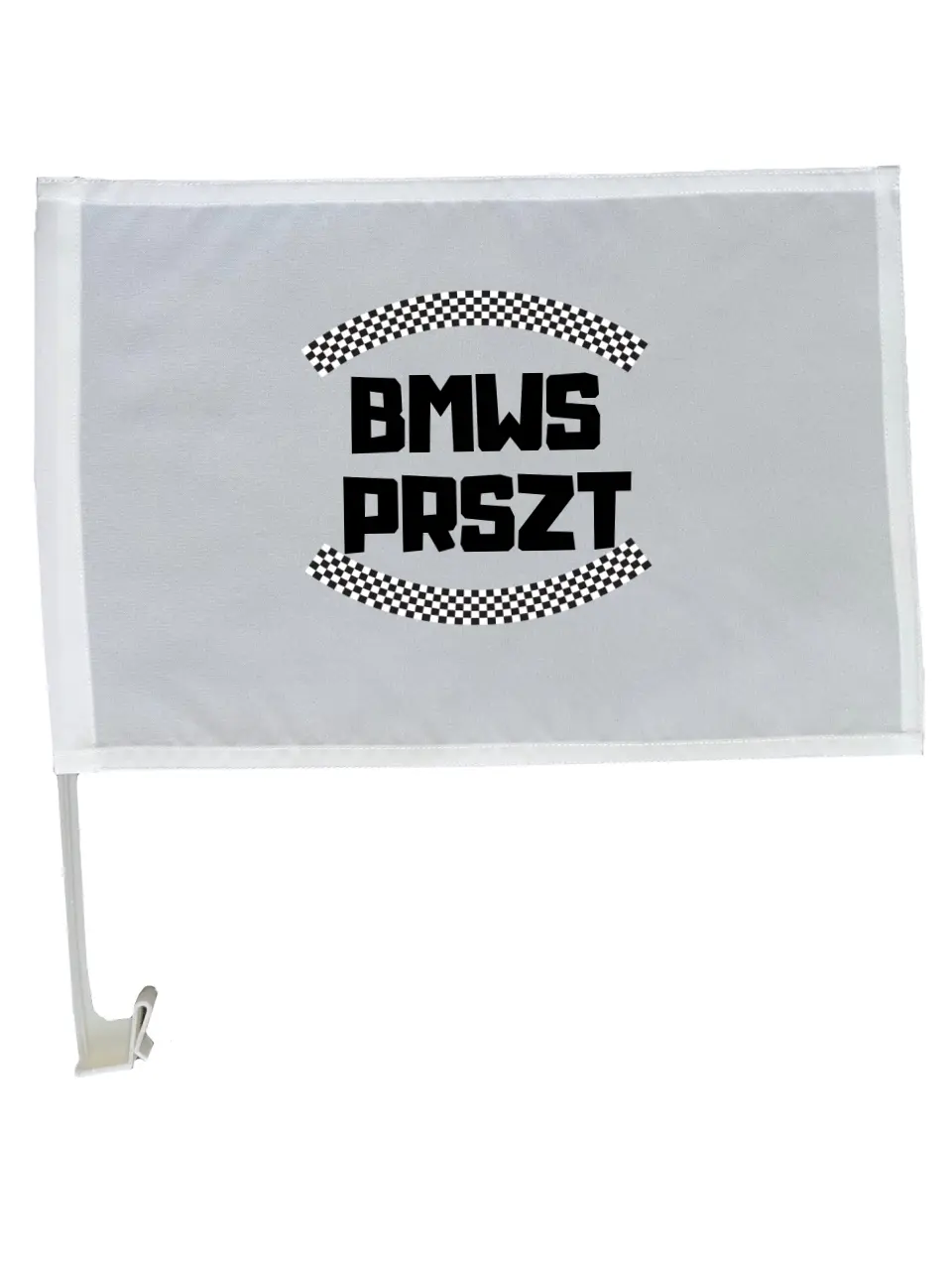 PRSZT 3 - Egyedi autós zászló - Írd be a saját márkádat!