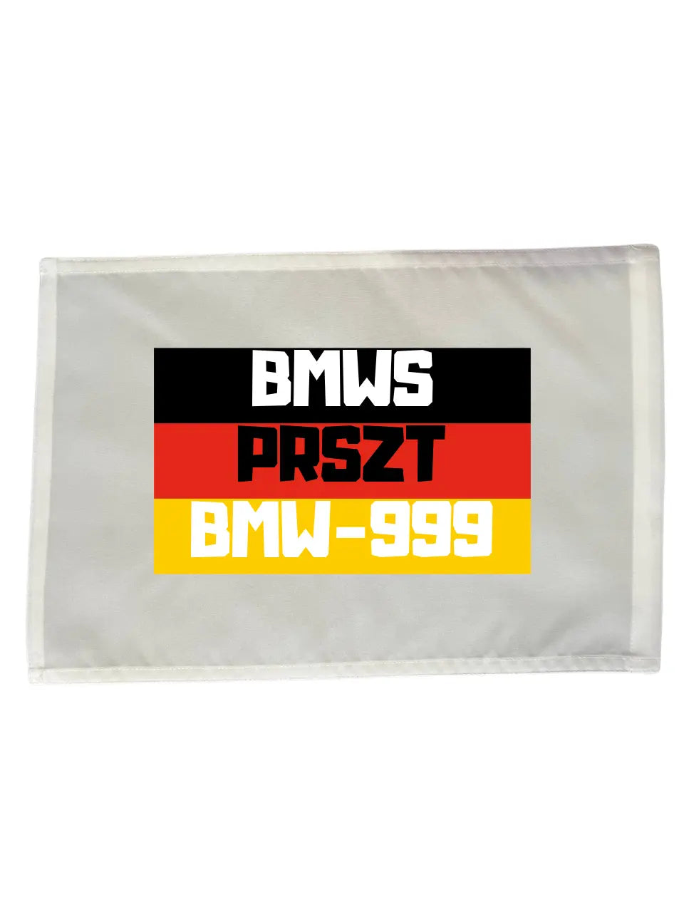 PRSZT 4 - Egyedi autós zászló - Írd be a saját márkádat!