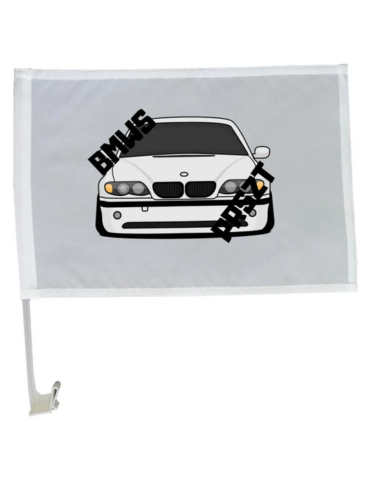 BMWS PRSZT 1 - Egyedi autós zászló.