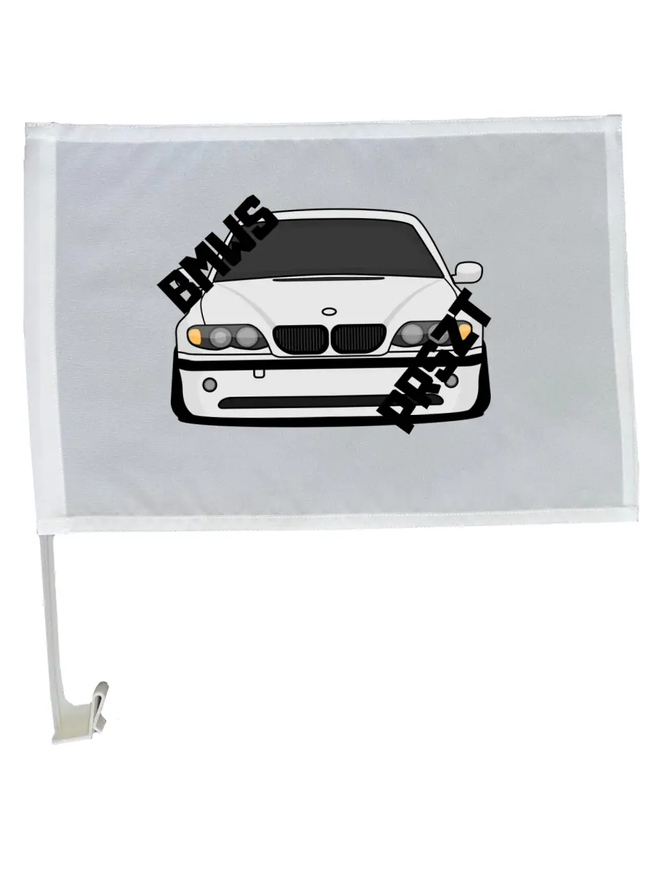 BMWS PRSZT 1 - Egyedi autós zászló.