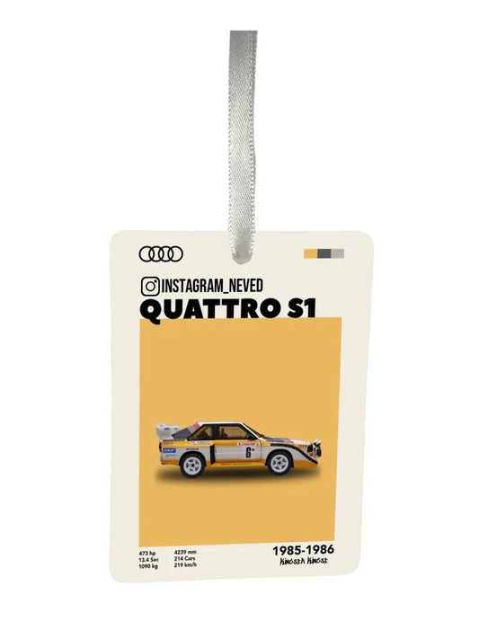 Audi Quattro S1 17. - Egyedi autóillatosító.