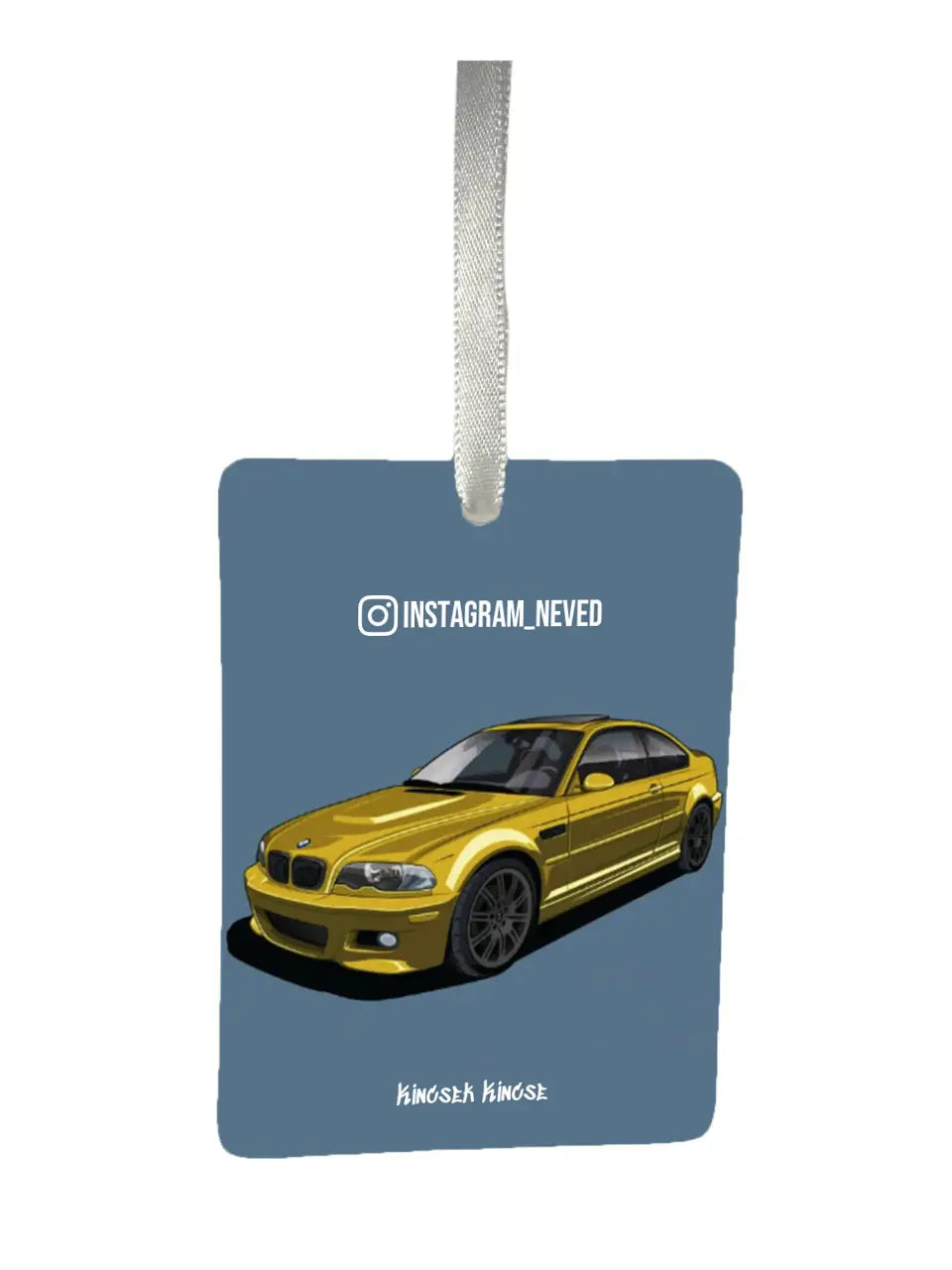 BMW E46 M3 42. - Egyedi autóillatosító.