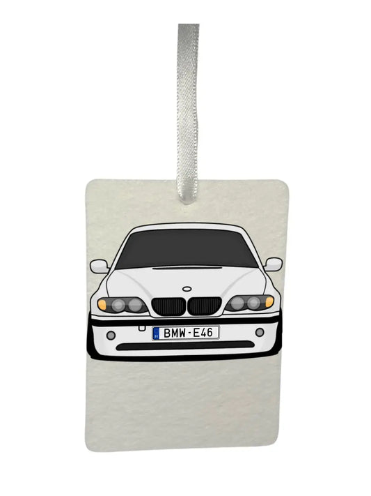 BMW E46 Front & Back 1. - Egyedi személyre szabható autóillatosító.