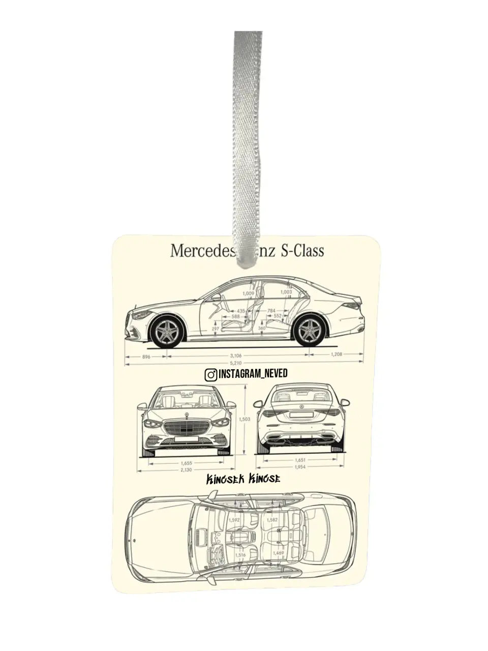 Mercedes-Benz S-Class Dimensions 14. - Egyedi autóillatosító.