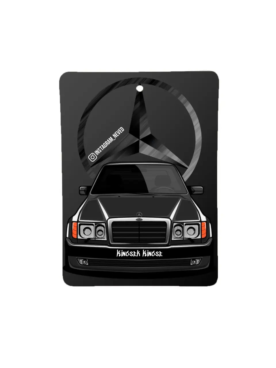 Mercedes-Benz W124 30. - Egyedi autóillatosító.