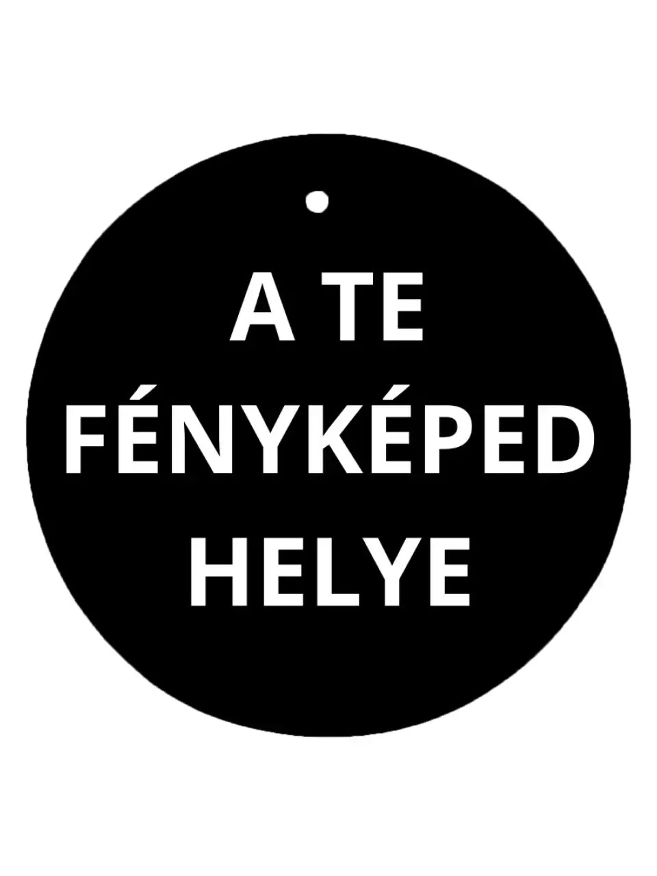 Egyedi saját fényképes autóillatosító - Töltsd fel a saját fényképedet!