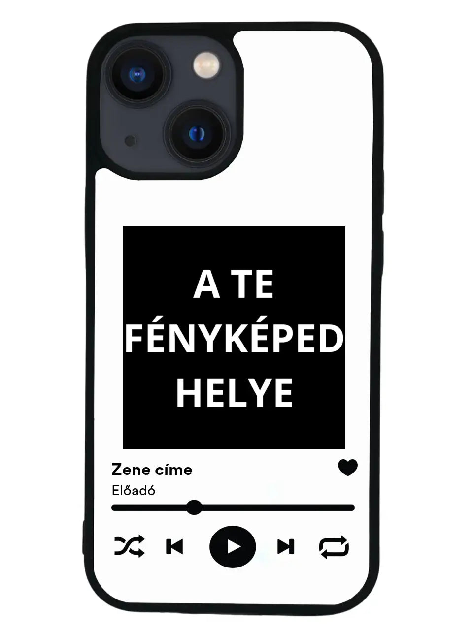 Egyedi fényképes spotify zeneszámos telefontok - Egyedi személyre szabható telefontok