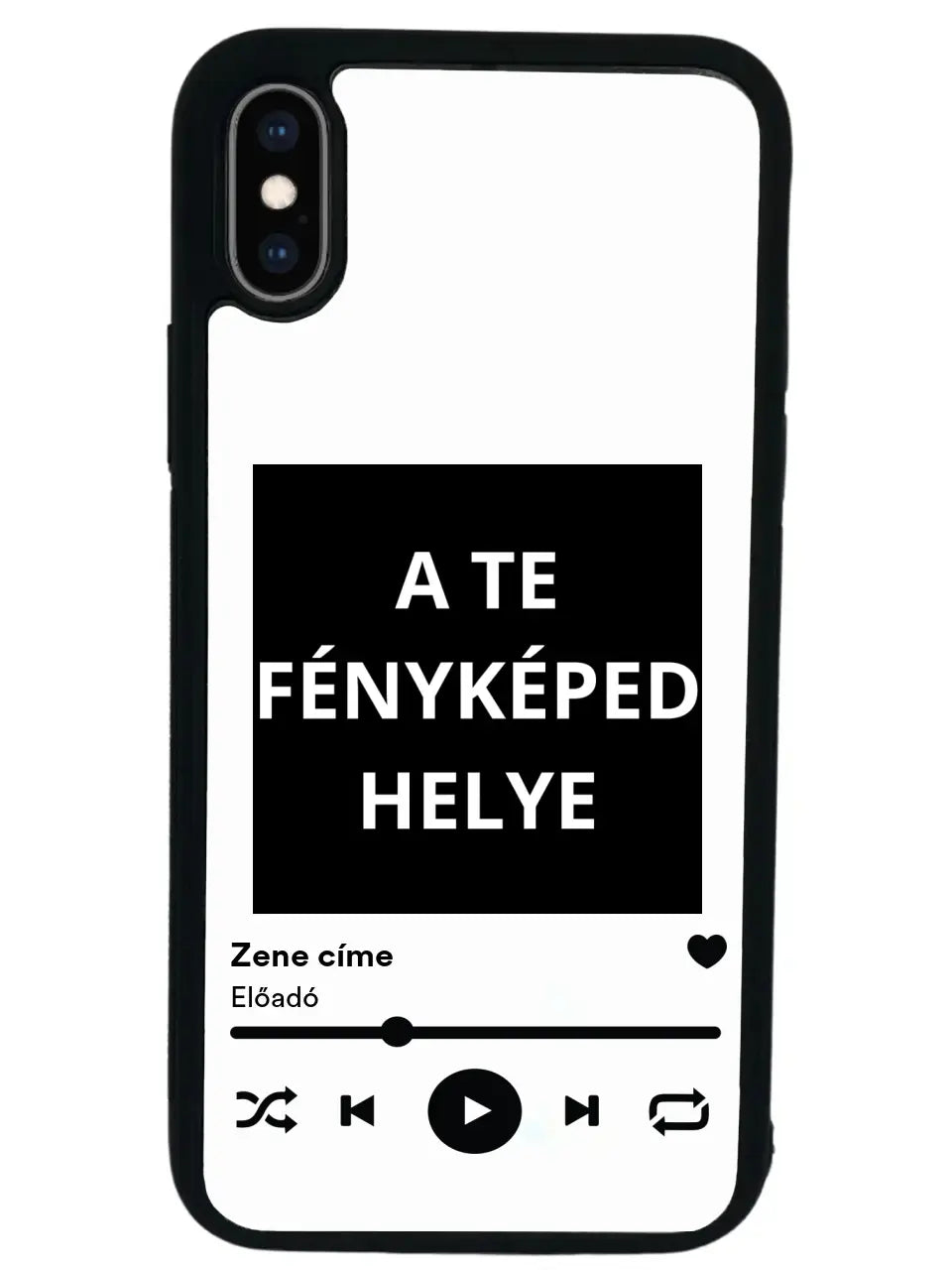 Egyedi fényképes spotify zeneszámos telefontok - Egyedi személyre szabható telefontok