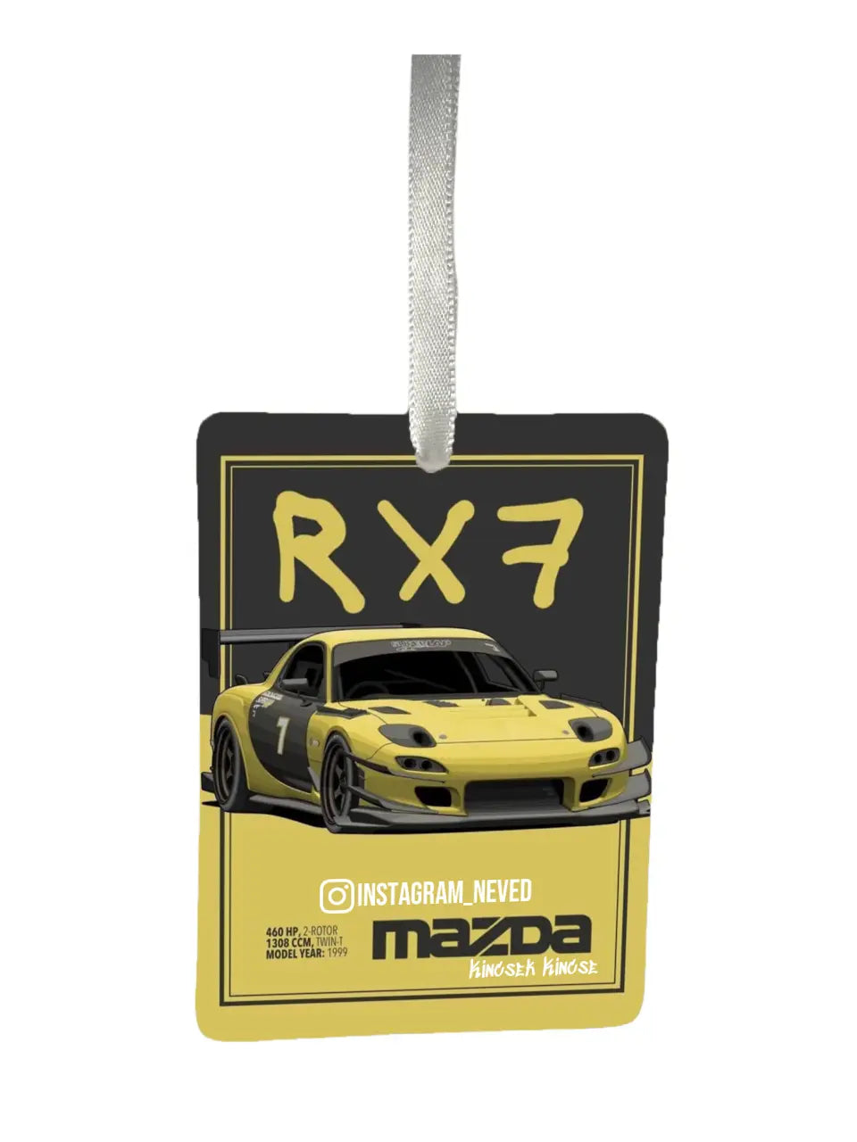 Mazda RX7 9. - Egyedi autóillatosító