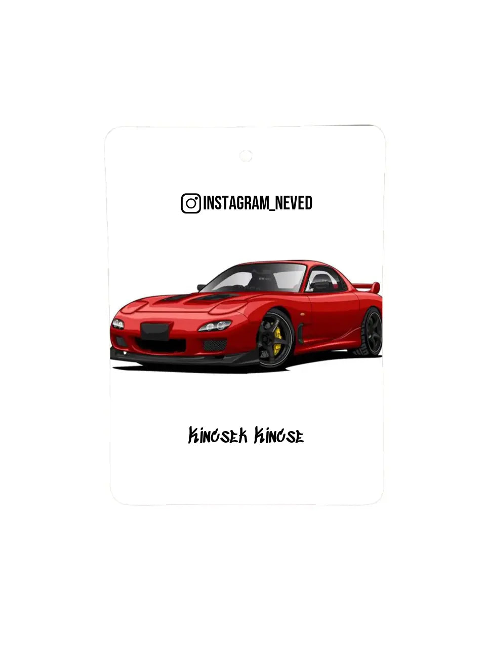 Mazda RX7 24. - Egyedi autóillatosító