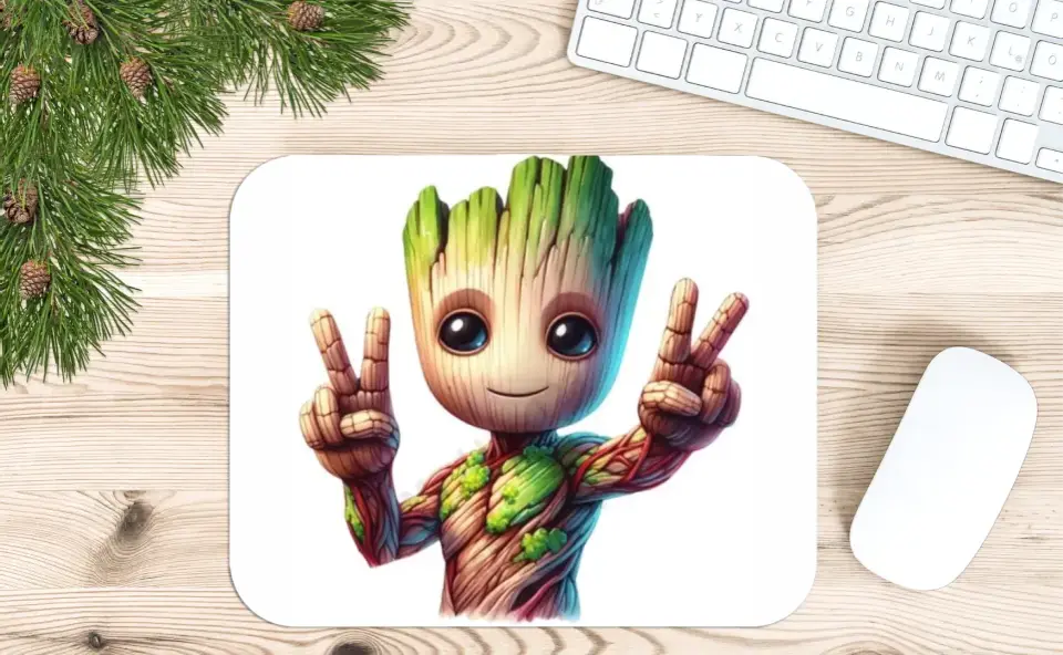 Groot Marvel 5. - Egyedi egérpad