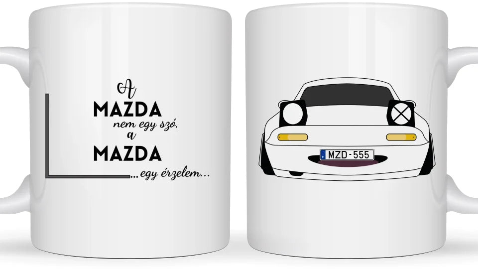 Mazda MX5 Miata NA - Egyedi személyre szabható bögre