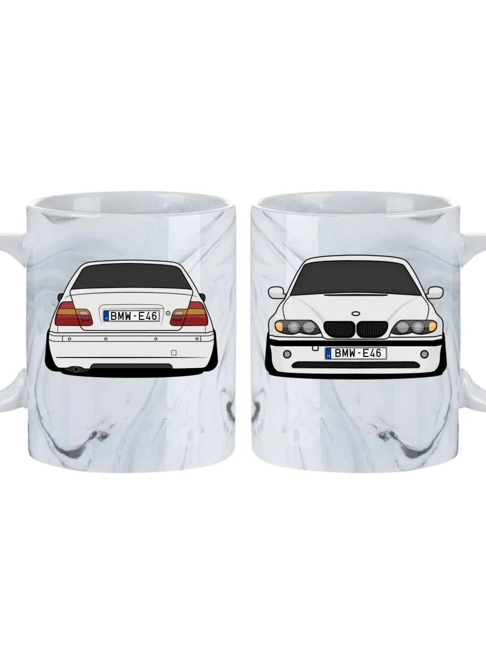 BMW E46 - Egyedi személyre szabható autós bögre