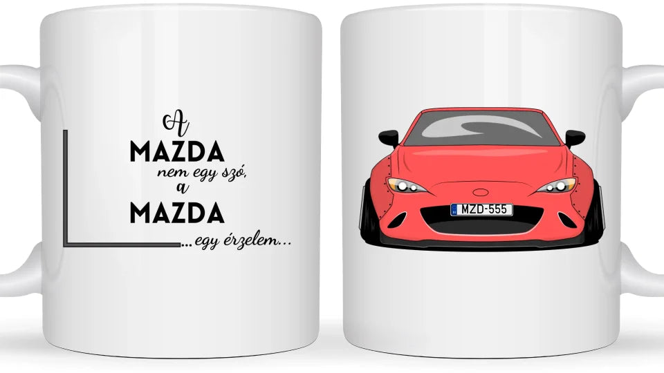 Mazda MX5 Miata ND - Egyedi személyre szabható bögre