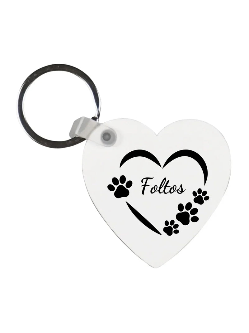 Szív alakú kulcstartó eleje