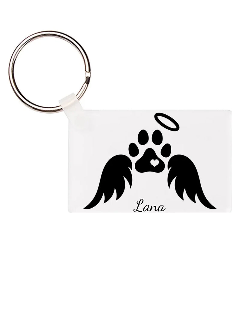 Téglalap alakú kulcstartó eleje