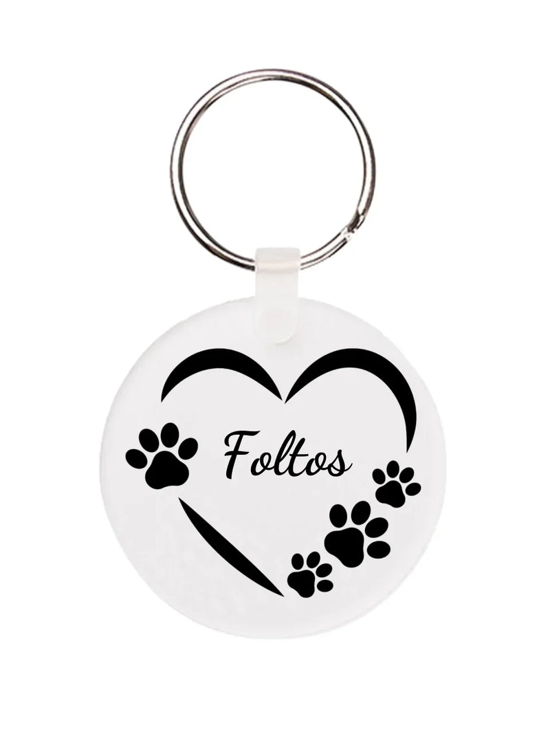 Kör alakú kulcstartó eleje