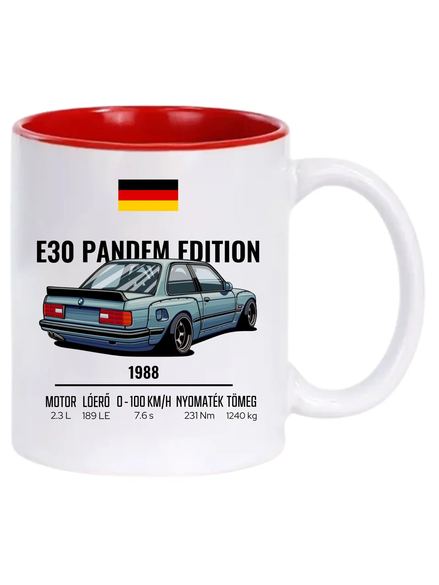 Autó illusztráció - E30 Pandem Edition 65. - Egyedi személyre szabható bögre