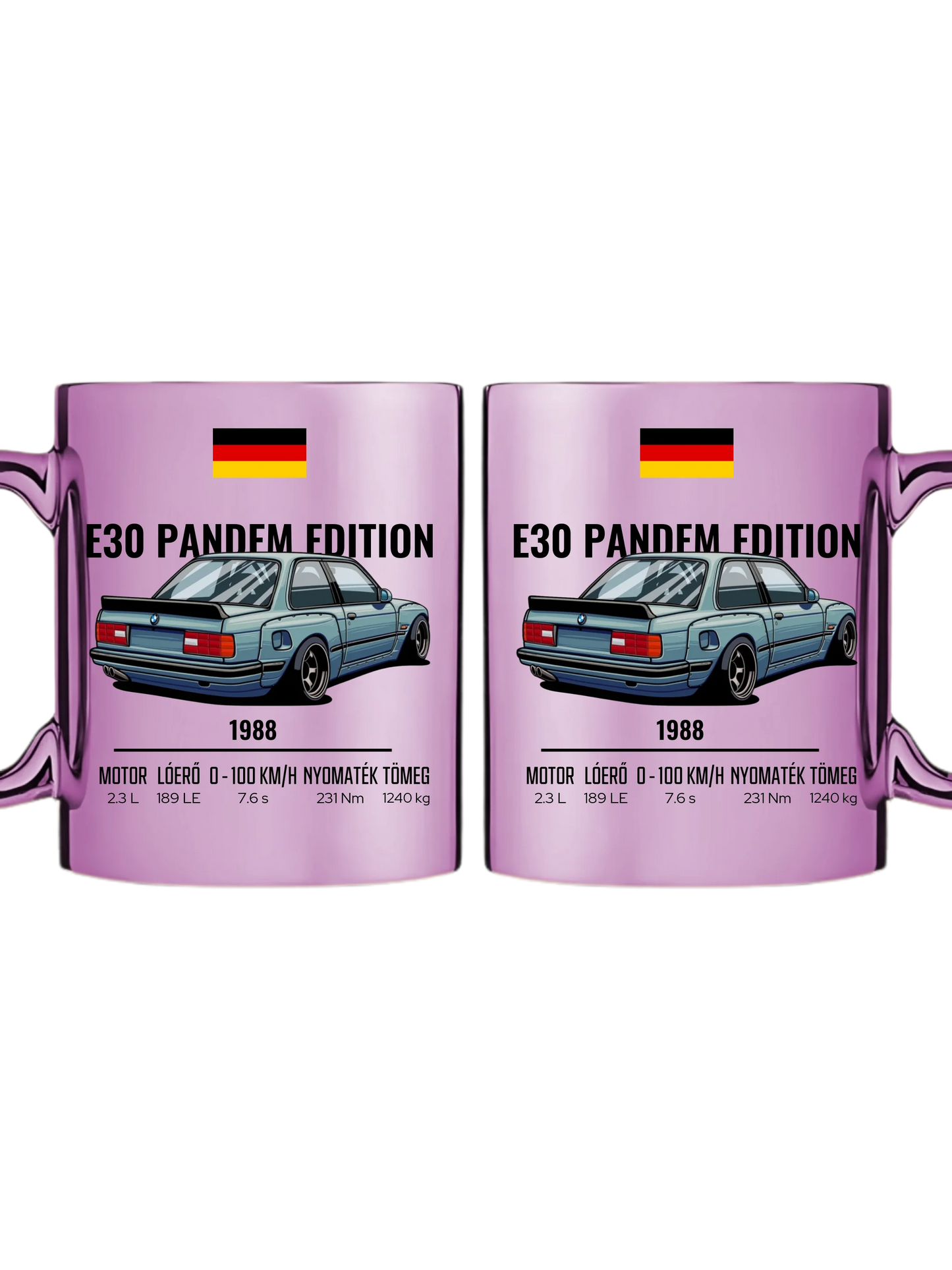 Autó illusztráció - E30 Pandem Edition 65. - Egyedi személyre szabható bögre