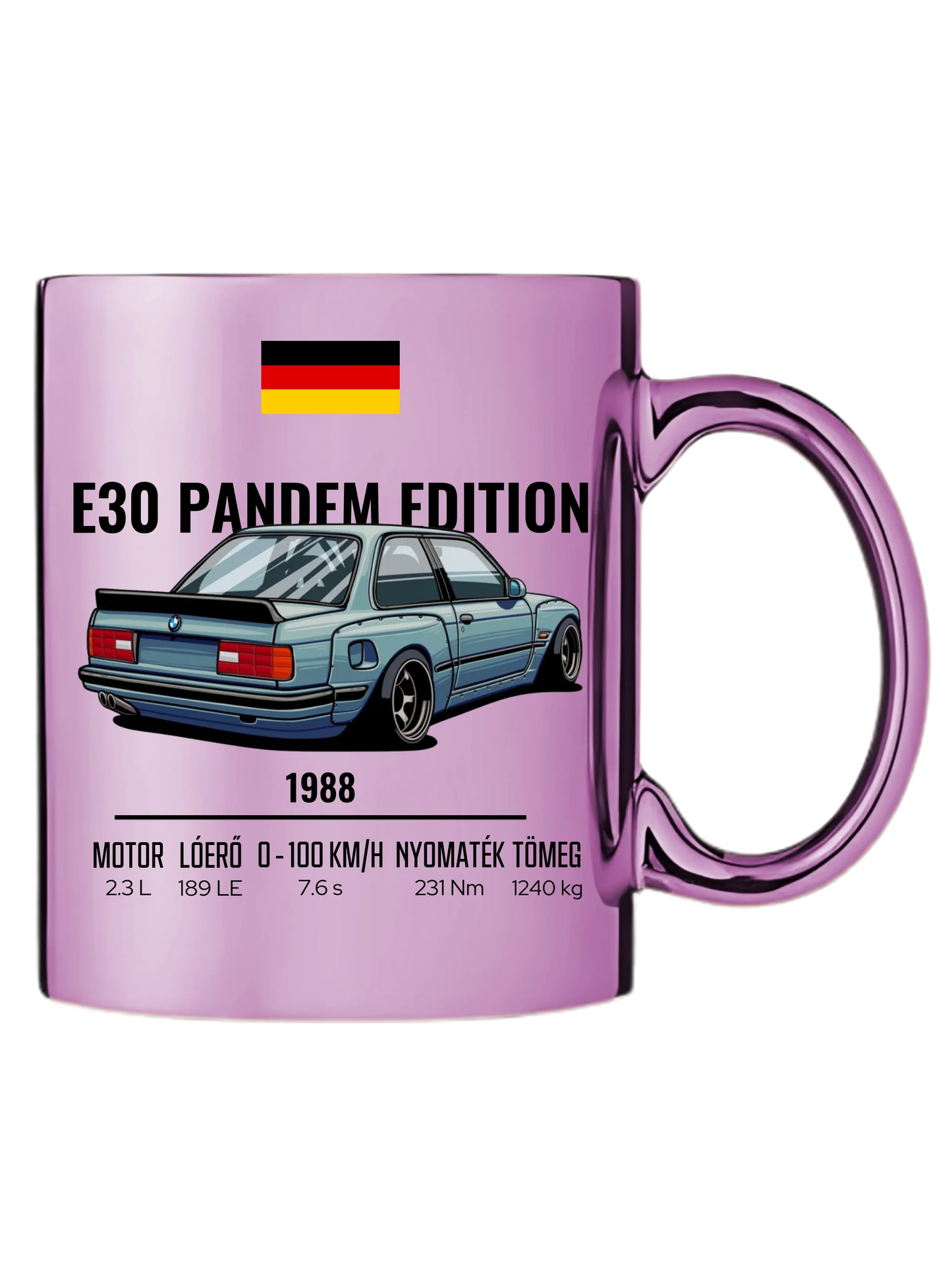 Autó illusztráció - E30 Pandem Edition 65. - Egyedi személyre szabható bögre